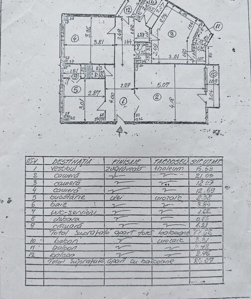 Herastrau, Elena Vacarescu  3 camere